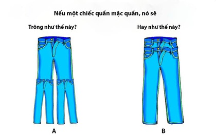 Cả thế giới lại điên đầu vì một câu hỏi tưởng như đơn giản: Một chiếc quần mặc quần sẽ như thế nào?