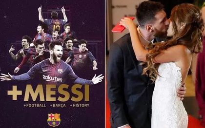 "Quà cưới" hoành tráng Barca dành cho Messi