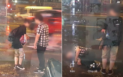 Hơn cả phim Hàn Quốc: Cặp đôi cãi nhau dưới mưa, chàng trai bất ngờ giả ngất để níu kéo bạn gái!