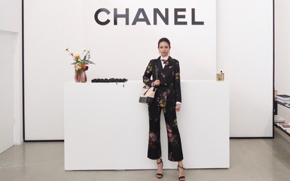 Vừa chinh phục xong Seoul Fashion Week, Phí Phương Anh quay lại Hàn để dự sự kiện của Chanel