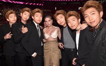 Rap Monster (BTS) nhờ photoshop ảnh chụp với Halsey và nhận được cái kết bất ngờ