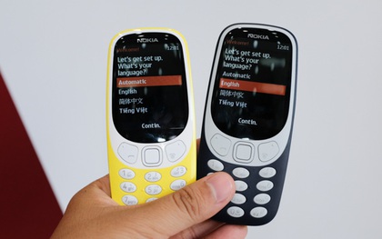 Cận cảnh "cục gạch" Nokia 3310 vừa mở bán tại Việt Nam: màu sắc sặc sỡ, phím bấm không đã, giá 1 triệu đồng