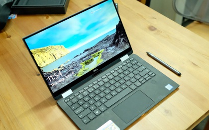 Cận cảnh laptop Dell XPS 13: thiết kế nhỏ gọn, màn hình lật 360 độ, có cả bút viết cảm ứng