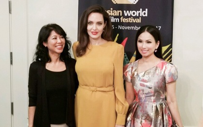 Từng được báo Mỹ ví như Angelina Jolie Việt Nam, sau 2 năm em gái Cẩm Ly đã gặp mặt riêng minh tinh Hollywood
