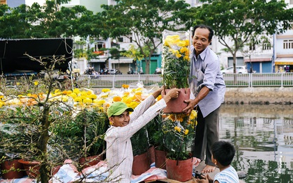 Hoa xuân đã cập bến Bình Đông, mang Tết về rất gần với Sài Gòn