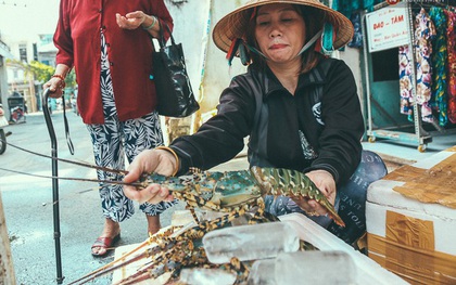 Mang tôm hùm từ vùng tâm bão số 12 lên Sài Gòn, người nuôi nghẹn ngào bán với giá rẻ