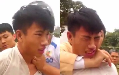 Trộm xe máy bị bắt quả tang, nam thanh niên khóc sướt mướt kêu oan