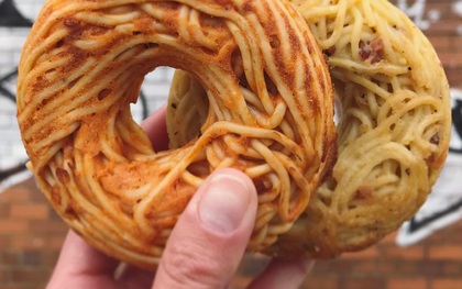 Ăn spaghetti donuts siêu "ngầu", bạn đã thử chưa?