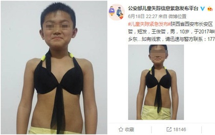 Nhờ bức ảnh hài hước nghìn share trên mạng xã hội, bố mẹ may mắn tìm lại được con trai đi lạc