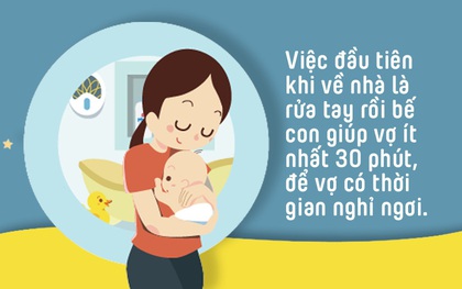 10 điều chồng cần làm để giúp vợ tránh bị trầm cảm sau sinh