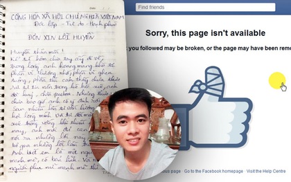 Chàng trai viết đơn xin lỗi vì lỡ... block Facebook bạn gái
