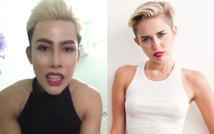 Một năm trôi qua, thảng thốt nhìn lại thấy Tùng Sơn đã biến hình thành Miley Cyrus từ bao giờ