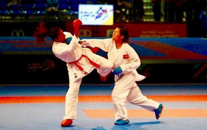 Võ sĩ karatedo Việt Nam giành HCV thế giới lịch sử, dù vừa thua ở SEA Games
