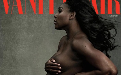 Bà bầu Serena Williams khỏa thân trên bìa tạp chí