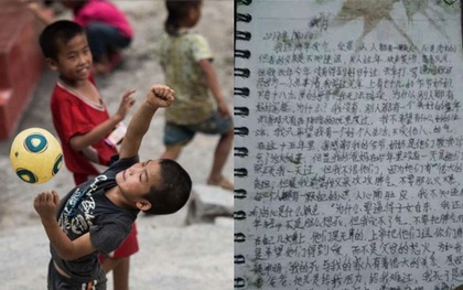 Dòng thư tuyệt mệnh nghẹn ngào nước mắt của cậu bé Trung Quốc: "Cha, nếu con qua đời, chắc cha sẽ vui hơn"