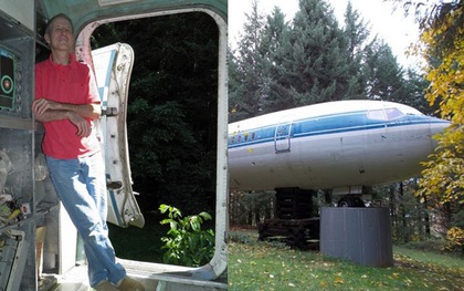 Chán ở nhà, người đàn ông mua hẳn một chiếc máy bay Boeing 727 cũ nằm giữa rừng để sống