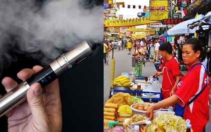 Du khách có thể bị phạt tù 10 năm nếu hút thuốc lá điện tử khi đến Thái Lan