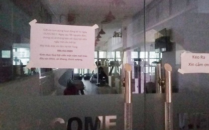 Sau Hàng Da, phòng gym của chồng hoa hậu Jennifer Phạm ở Hoàng Hoa Thám cũng bất ngờ đóng cửa không hẹn ngày mở lại