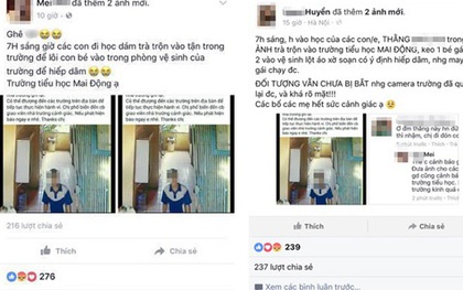 Hà Nội: Bắt giữ nam thanh niên lẻn vào khu WC trường tiểu học nghi xâm hại học sinh