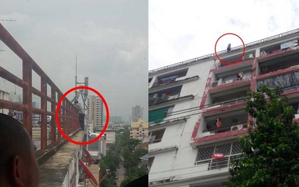 Thái Lan: Bạn thân đi lấy vợ, thầy giáo đòi nhảy tự tử từ tầng 9 tòa nhà cao tầng