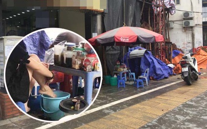 Công an triệu tập chủ salon tóc sau clip "lấy nước rửa chân để pha trà cho khách"