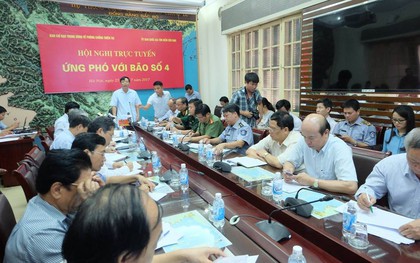 Họp khẩn triển khai phương án ứng phó và dự phòng tình huống xấu do bão số 4 gây ra