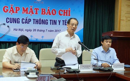7 tháng đầu năm cả nước ghi nhận 60.000 ca sốt xuất huyết, bộ Y tế họp khẩn