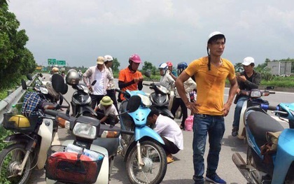 Tài xế làm rơi đinh trên cao tốc Hà Nội - Bắc Giang khiến hàng trăm xe thủng xăm xin lỗi người dân