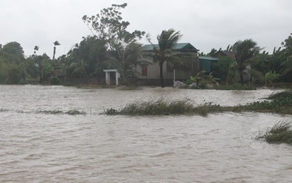 Thanh Hóa: Hơn 100 nhà dân bị ngập nước do vỡ đê