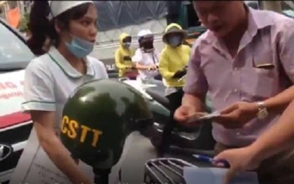 Công an lên tiếng về clip CSTT xử phạt xe cấp cứu trên phố Hà Nội: "Tổ công tác làm đúng luật nhưng hơi cứng nhắc"