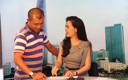 Đột nhập hậu trường trước giờ lên sóng của MC VTV