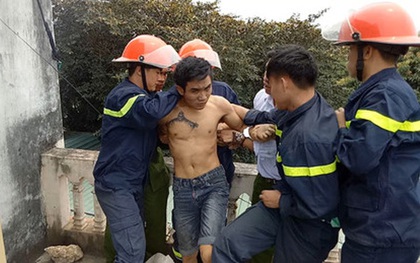 Ngáo đá, nam thanh niên phóng hỏa đốt nhà