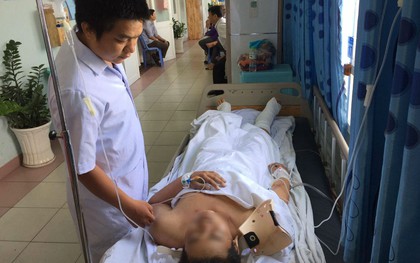Sống sót kỳ diệu khi rơi từ tầng 9 chung cư ở Sài Gòn