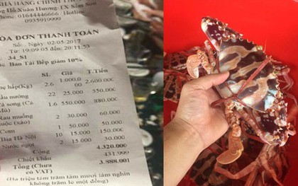 Khách ăn ghẹ 1 triệu đồng/kg ở Sầm Sơn: "Cô gái đăng ảnh nhằm mục đích sống ảo"