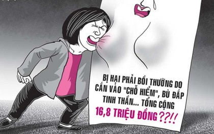 Cắn ngực một cái, bị đòi hơn 16 triệu đồng