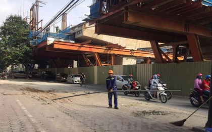 Chủ đầu tư nói gì về ống tuýp thép rơi từ dự án đường sắt đô thị