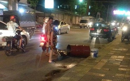 Thùng phuy nổ như bom ở Quảng Ninh, một người bị thương nặng