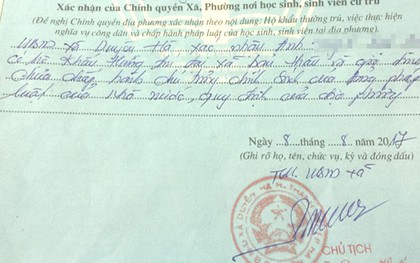 Hà Nội: Bút phê vào sơ yếu lý lịch sai quy định, xã Duyên Hà phải sửa sai