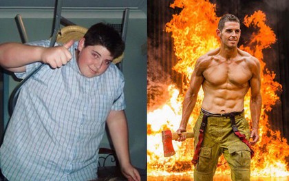 Bị gái phũ vì quá béo, anh chàng 154kg giảm cân rồi trở thành hot boy cứu hỏa, lấy được vợ xinh