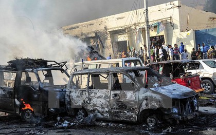 Gần 900 người thương vong trong hai vụ đánh bom xe ở Somalia