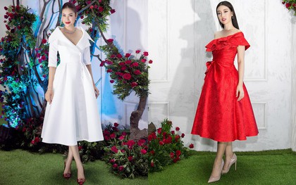 Bao nhiêu Hoa hậu hội tụ trên thảm đỏ sự kiện thời trang, nổi nhất vẫn là Phạm Hương và Đỗ Mỹ Linh