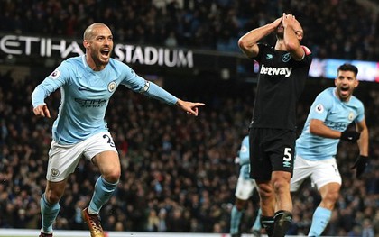 Man City thắng nghẹt thở cuối trận, tiến gần kỷ lục của Arsenal
