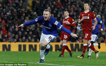 Rooney nổ súng giúp Everton thoát thua Liverpool