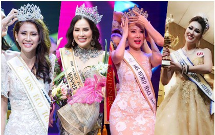 Showbiz Việt lại có thêm 9 Hoa hậu, Á hậu chỉ trong vòng 10 ngày đầu tháng 12!