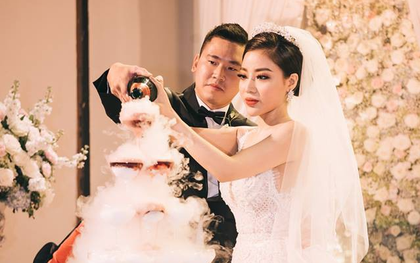 Đám cưới sang chảnh với 10.000 bông hoa tươi và váy đính 5.000 viên pha lê của cô dâu xinh đẹp ở Hà Nội