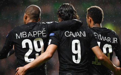 Neymar kiến tạo, Cavani và Mbappe ghi bàn, PSG vô địch lượt đi Ligue 1