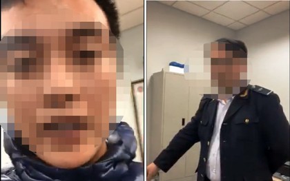 Tạm đình chỉ công tác 2 công chức hải quan sân bay Nội Bài liên quan vụ nữ hành khách quay clip tố bị giữ hàng hóa vì không "đóng luật"