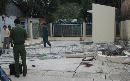 Ngã trụ phát sóng Đài truyền thanh, 2 người thương vong