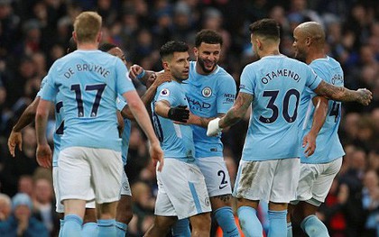 Man City thắng 17 trận liên tiếp ở giải Ngoại hạng Anh