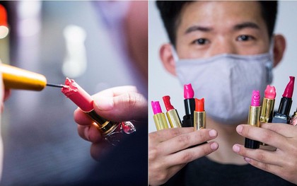 Chàng trai điêu khắc hàng chục thỏi son tiền triệu thành hình mèo để tặng bạn gái